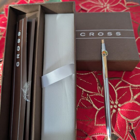 New Cross Century Medalist Crome Ball Point Pen - Picture 2 of 2